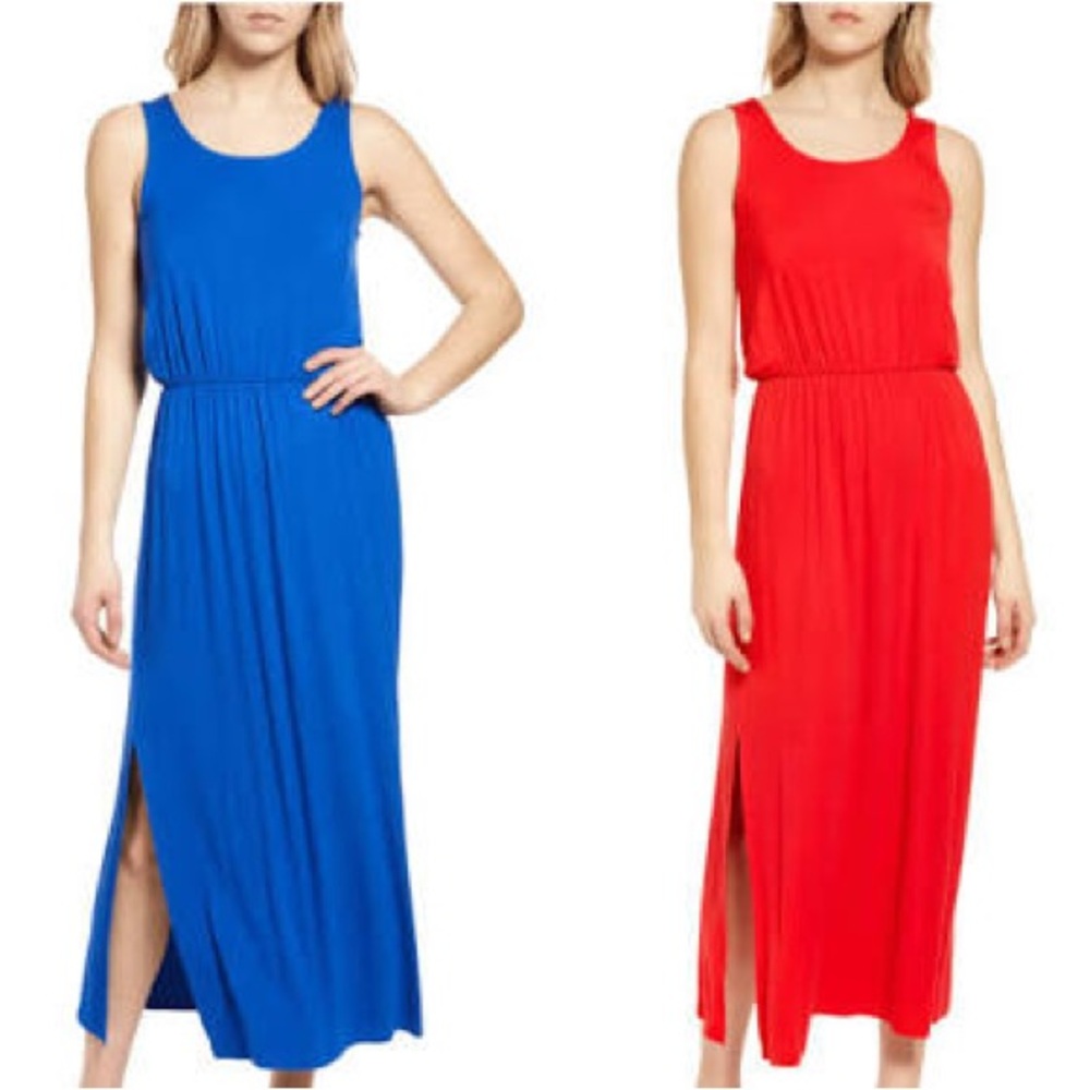 Caslon Elegant Red Jersey Maxi‎ Dress Size Small NWT - Picture 6 of 7